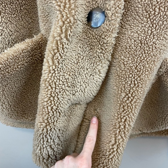 ‘A’ (MTL 1980) tan teddy coat 4x - Picture 5 of 10